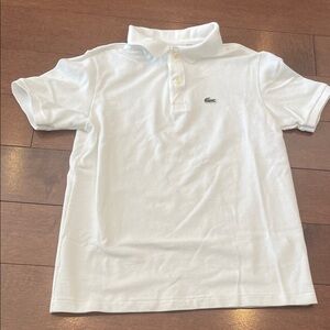 Lacoste Kids Polo Shirt in White